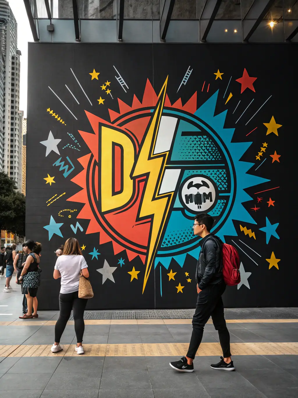 A playful logo design featuring a cartoon character, representing a children's entertainment company's fun and engaging nature.